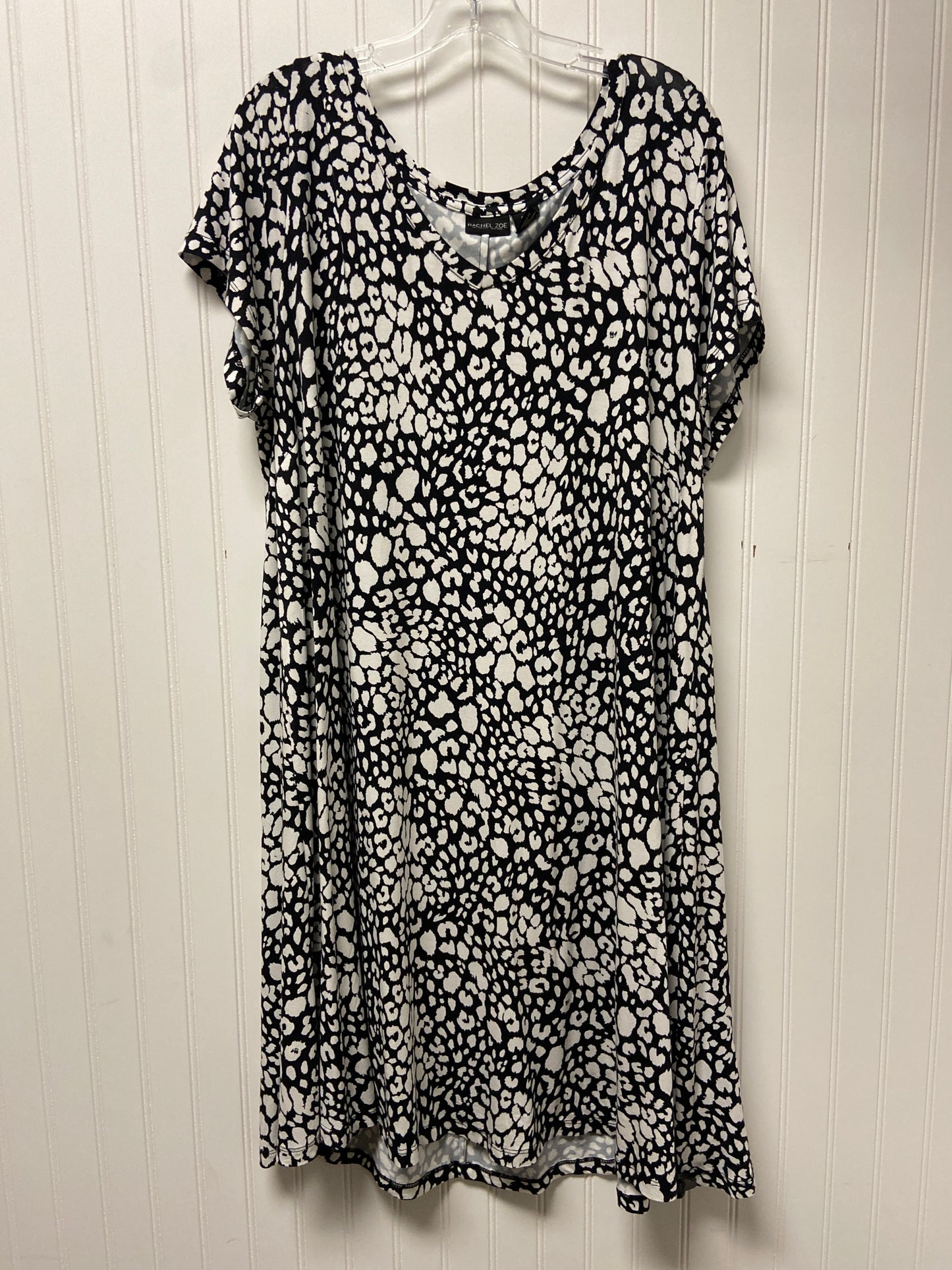 Dress Casual Short By Rachel Zoe In Black & White, Size: 2x