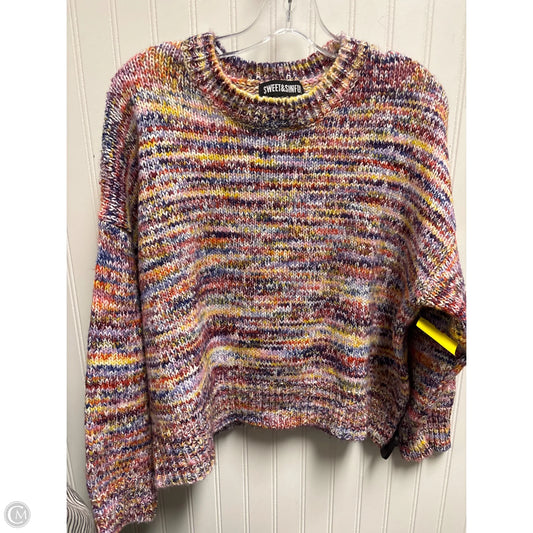 Sweater By Clothes Mentor In Multi-colored, Size: L