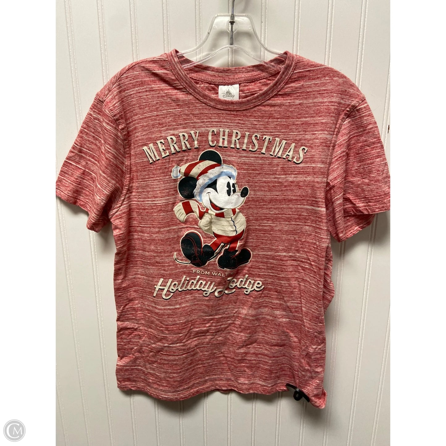Top Short Sleeve By Disney In Red, Size: S