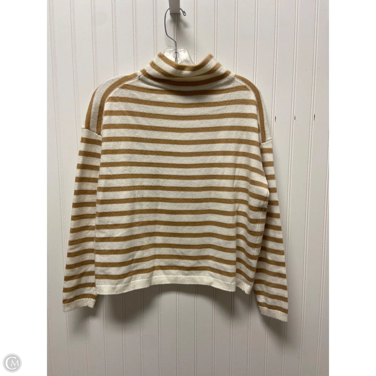 Sweater By Talbots In Striped Pattern, Size: Mp