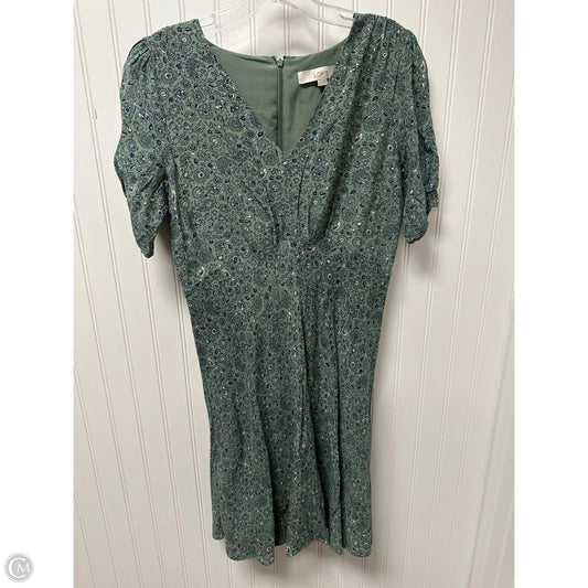 Dress Casual Short By Loft In Green, Size: S