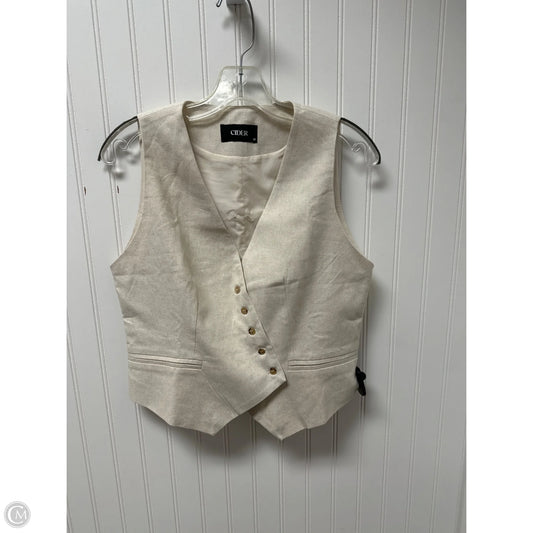 Vest Other By Cider In Beige, Size: M