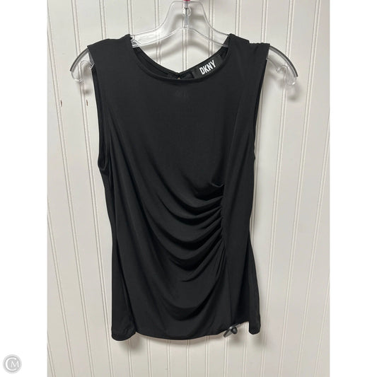 Top Sleeveless By Dkny In Black, Size: M