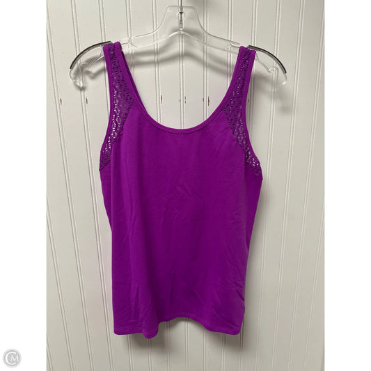 Athletic Tank Top By Fabletics In Purple, Size: L