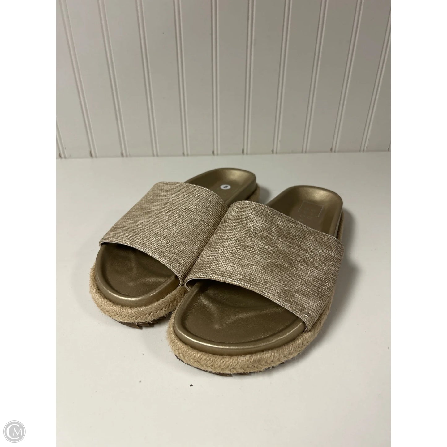 Sandals Flats By Shu Shop In Gold, Size: 8