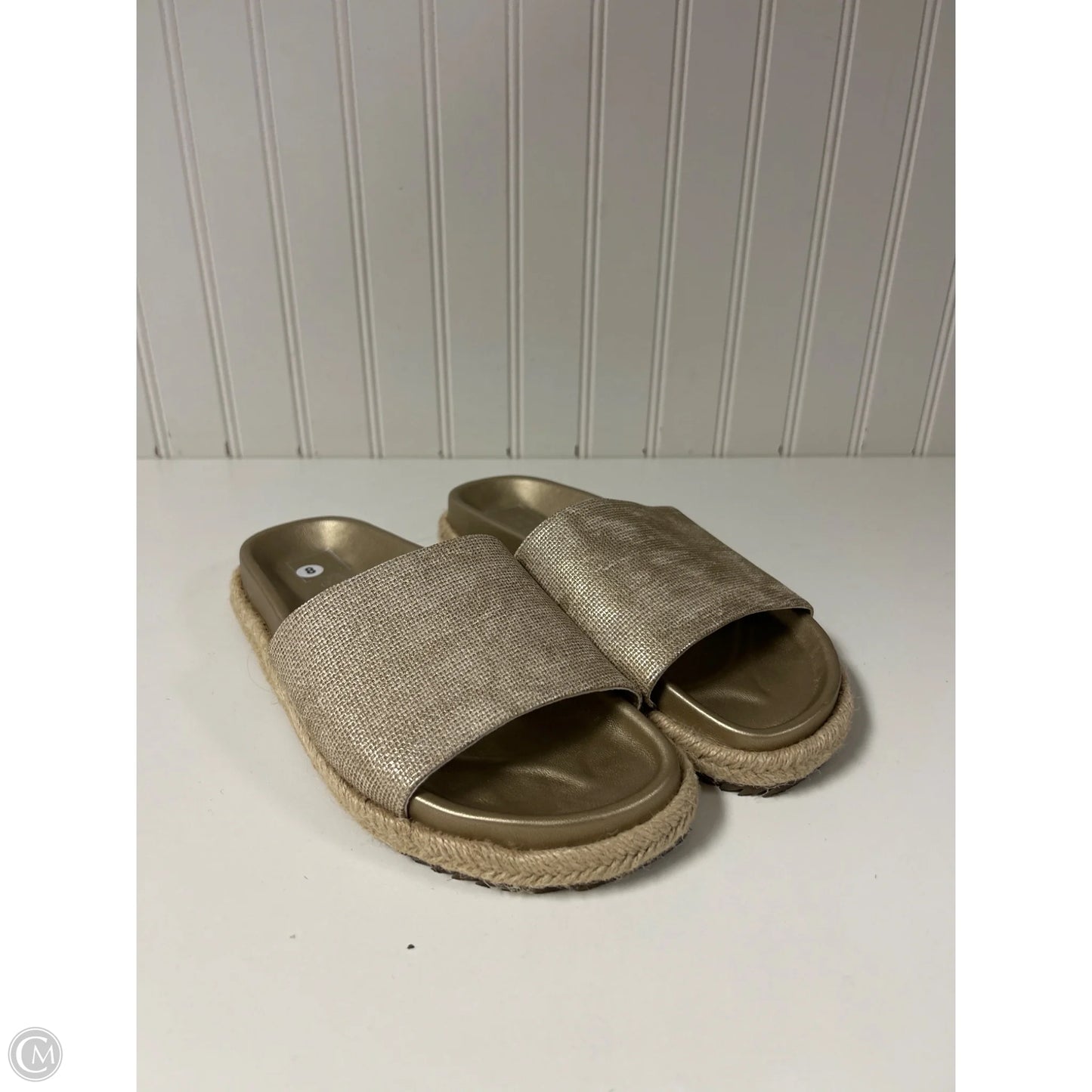 Sandals Flats By Shu Shop In Gold, Size: 8