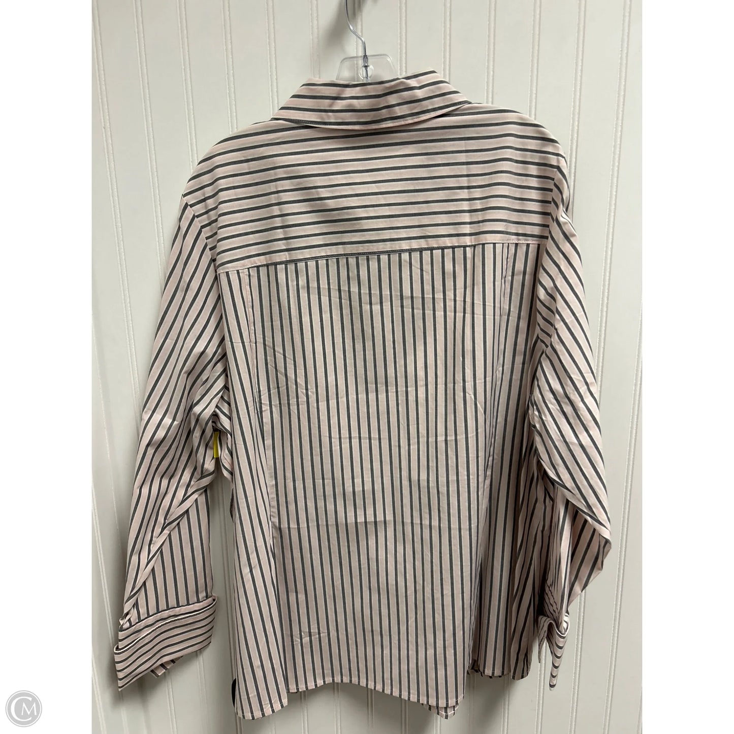 Top Long Sleeve By Lane Bryant In Striped Pattern, Size: 4x