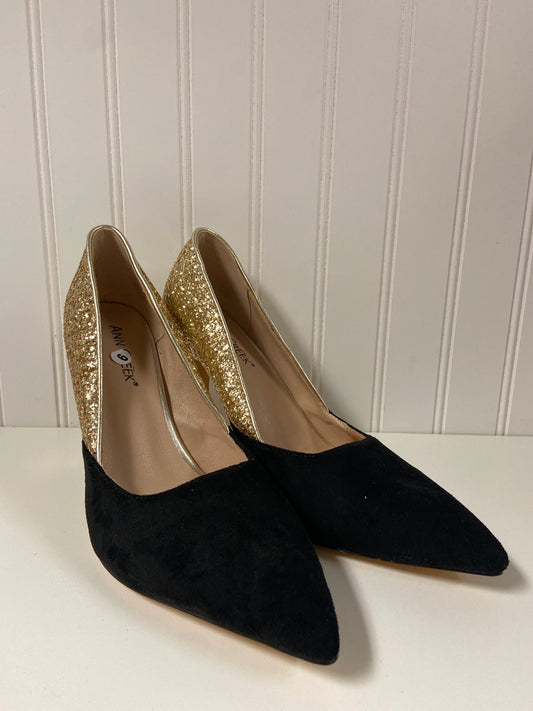 Gold Shoes Heels Stiletto Clothes Mentor, Size 9