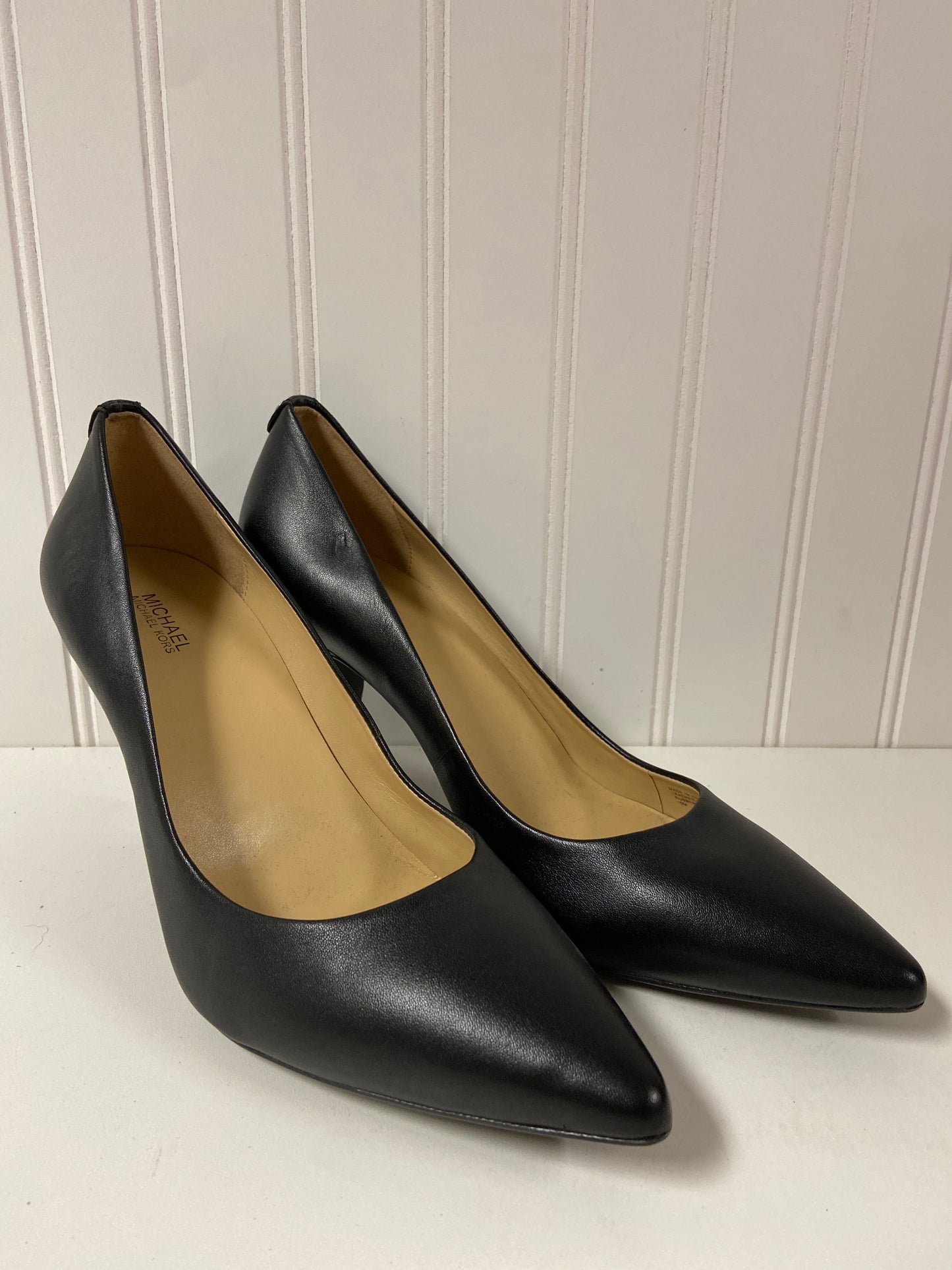 Black Shoes Heels Kitten Michael Kors, Size 10