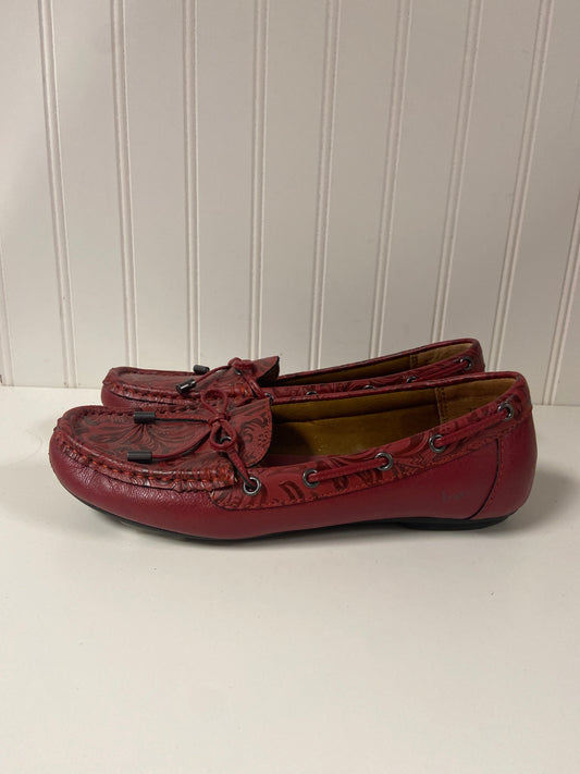 Shoes Flats By Boc In Red, Size: 7.5