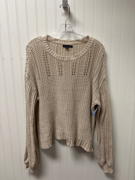 Sweater By American Eagle In Cream, Size: M