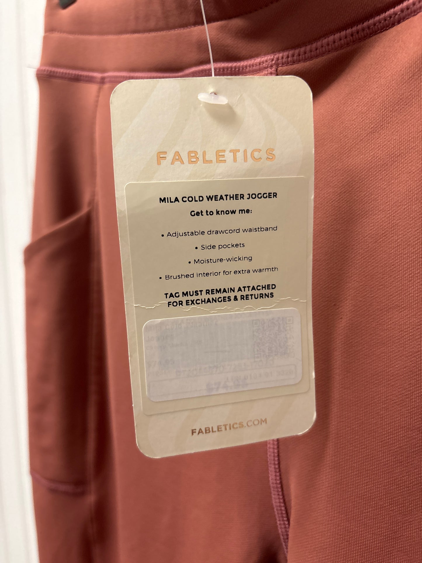 Athletic Leggings By Fabletics In Pink, Size: Xs