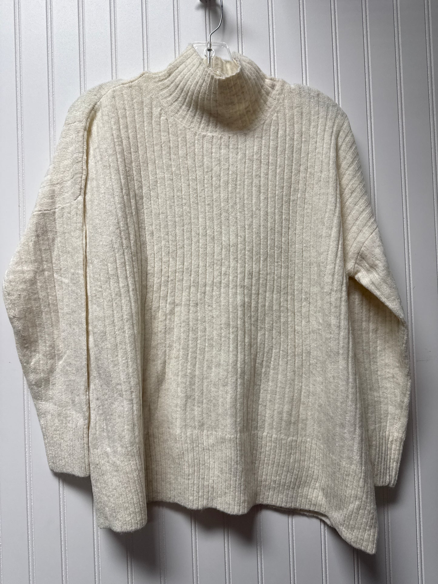 Sweater By Loft In Cream, Size: S