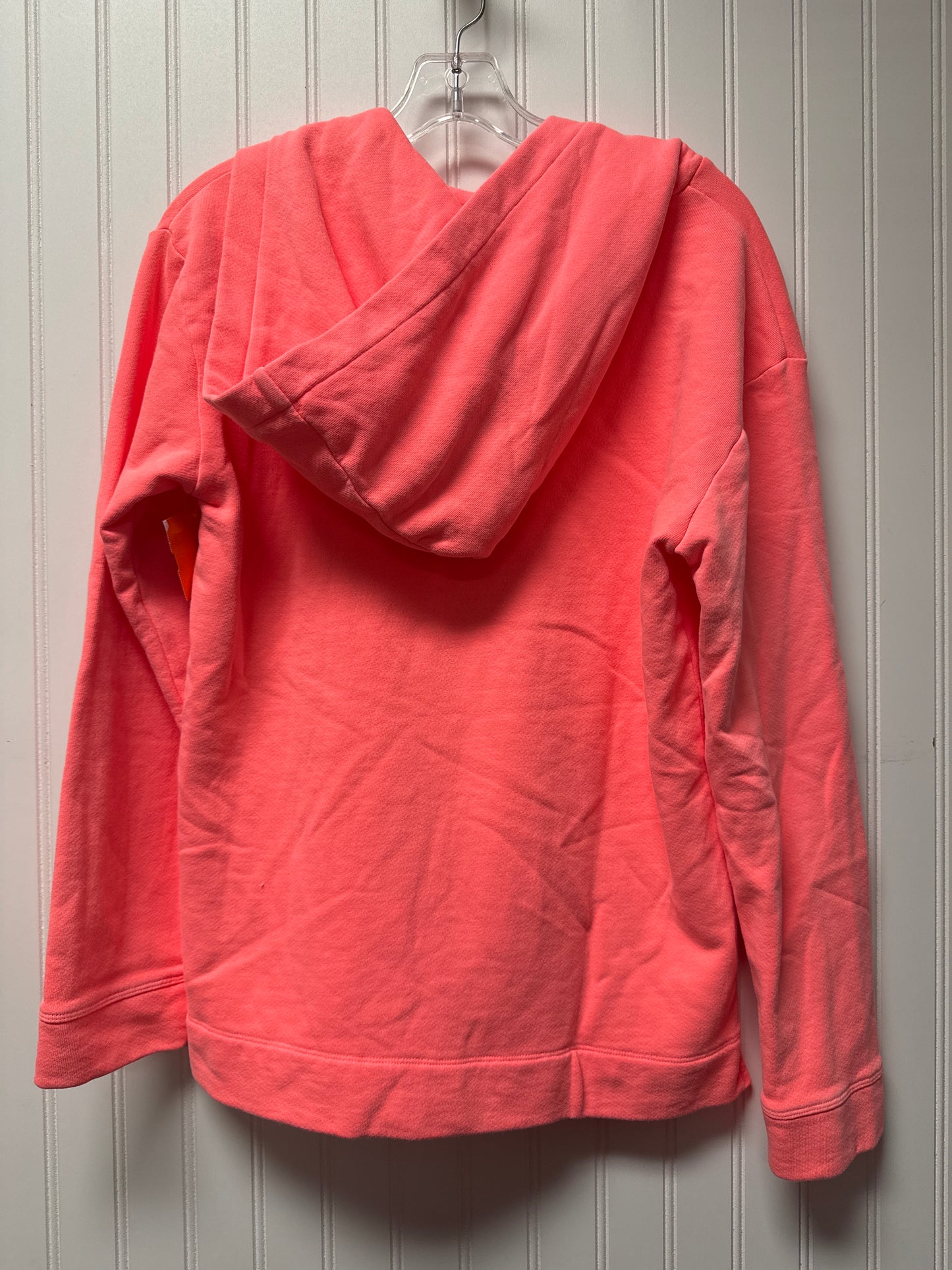 Sweatshirt Hoodie By Talbots In Peach, Size: M