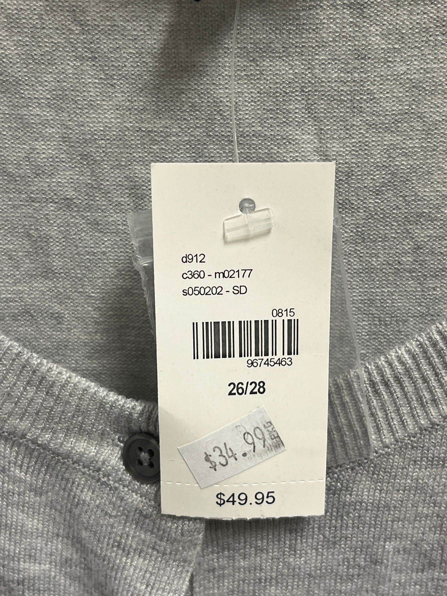 Cardigan By Lane Bryant In Grey, Size: 4x