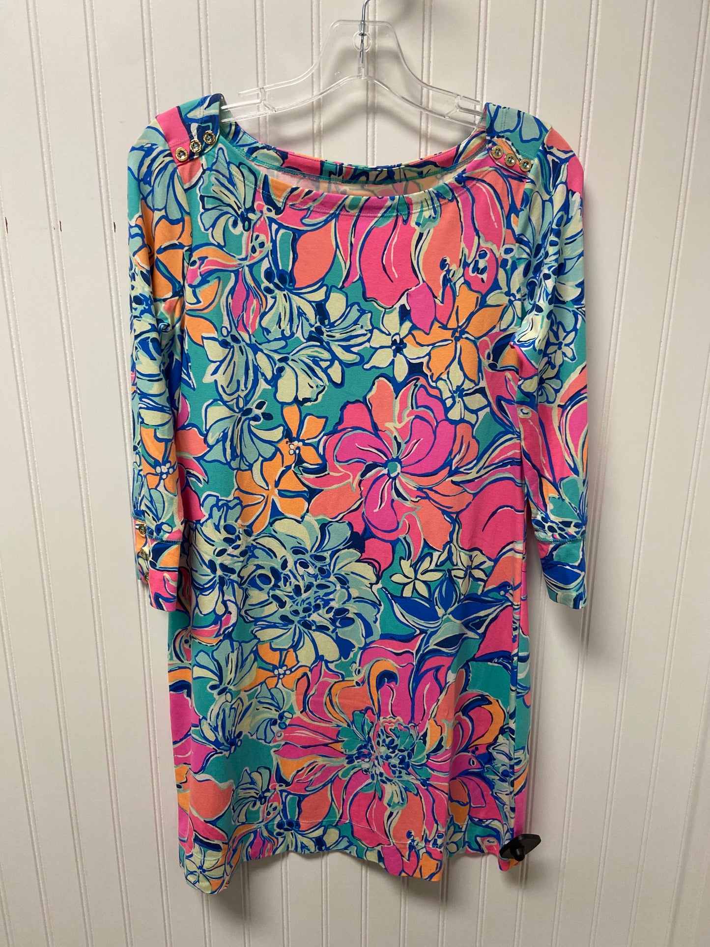 Dress Designer By Lilly Pulitzer In Floral Print, Size: S