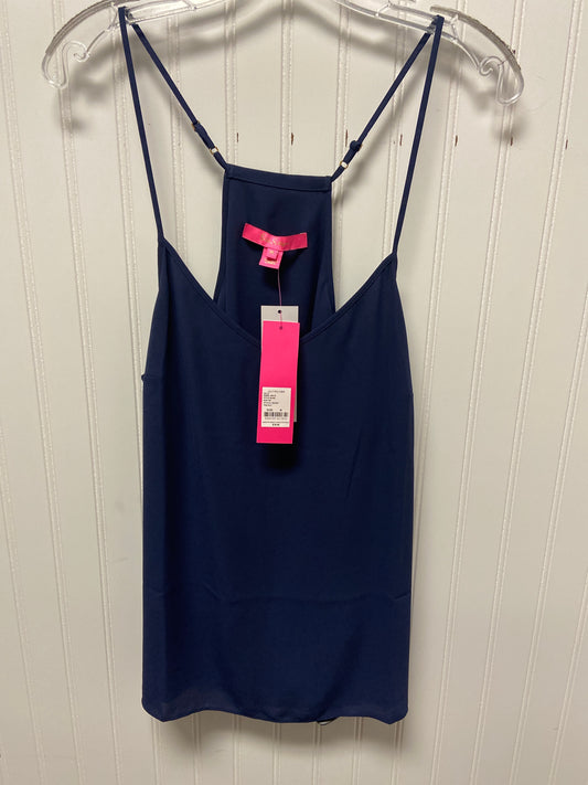 Top Sleeveless Designer By Lilly Pulitzer In Navy, Size: M