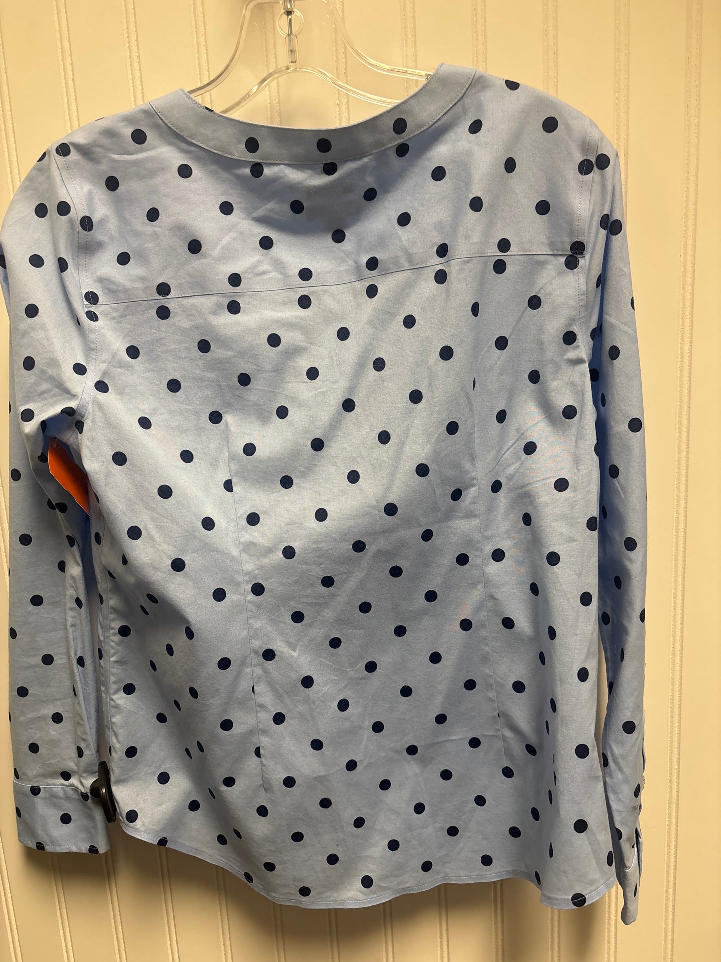 Top Long Sleeve By Talbots In Polkadot Pattern, Size: Sp