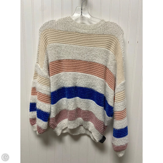 Sweater By Wanna B In Striped Pattern, Size: L