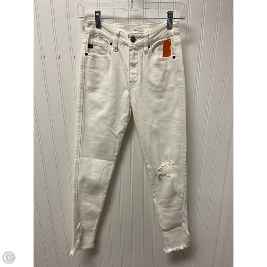 Jeans Skinny By Kancan In White, Size: 0