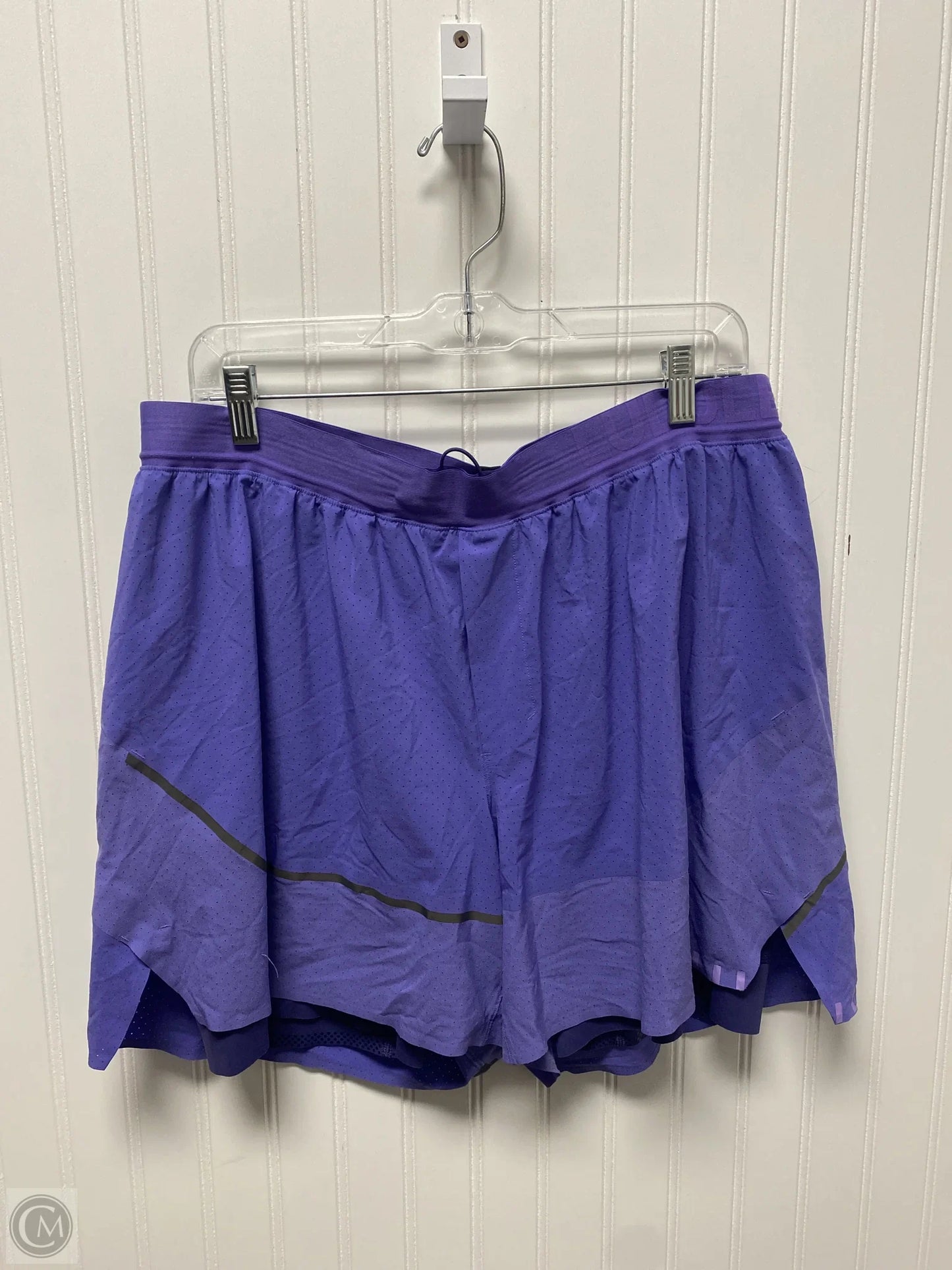 Athletic Shorts By Lululemon In Blue, Size: 1x