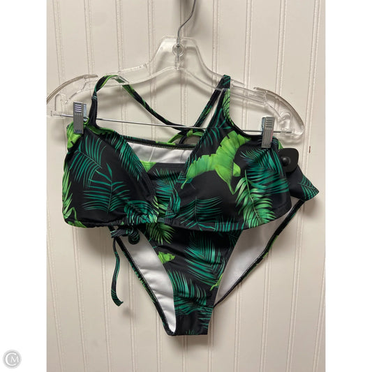Swimsuit 2pc By Clothes Mentor In Green, Size: 2x