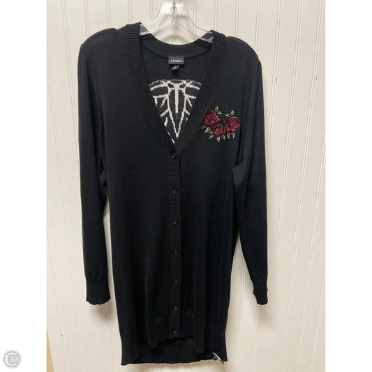 Cardigan By Torrid In Black, Size: 1x