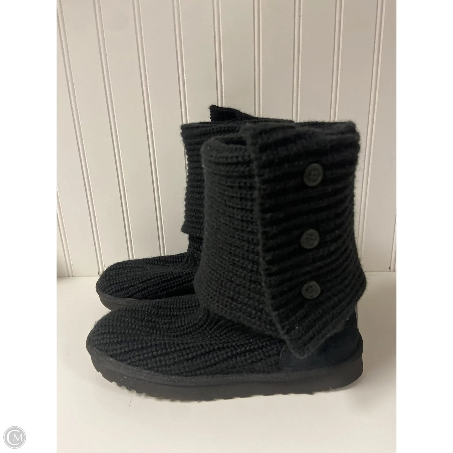 Boots Designer By Ugg In Black, Size: 7