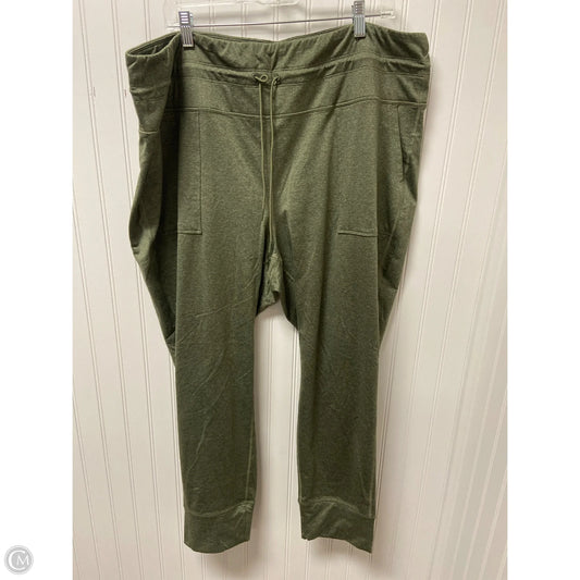 Athletic Leggings By Old Navy In Green, Size: 3x