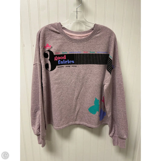 Sweatshirt Collar By Disney Store In Purple, Size: Xl