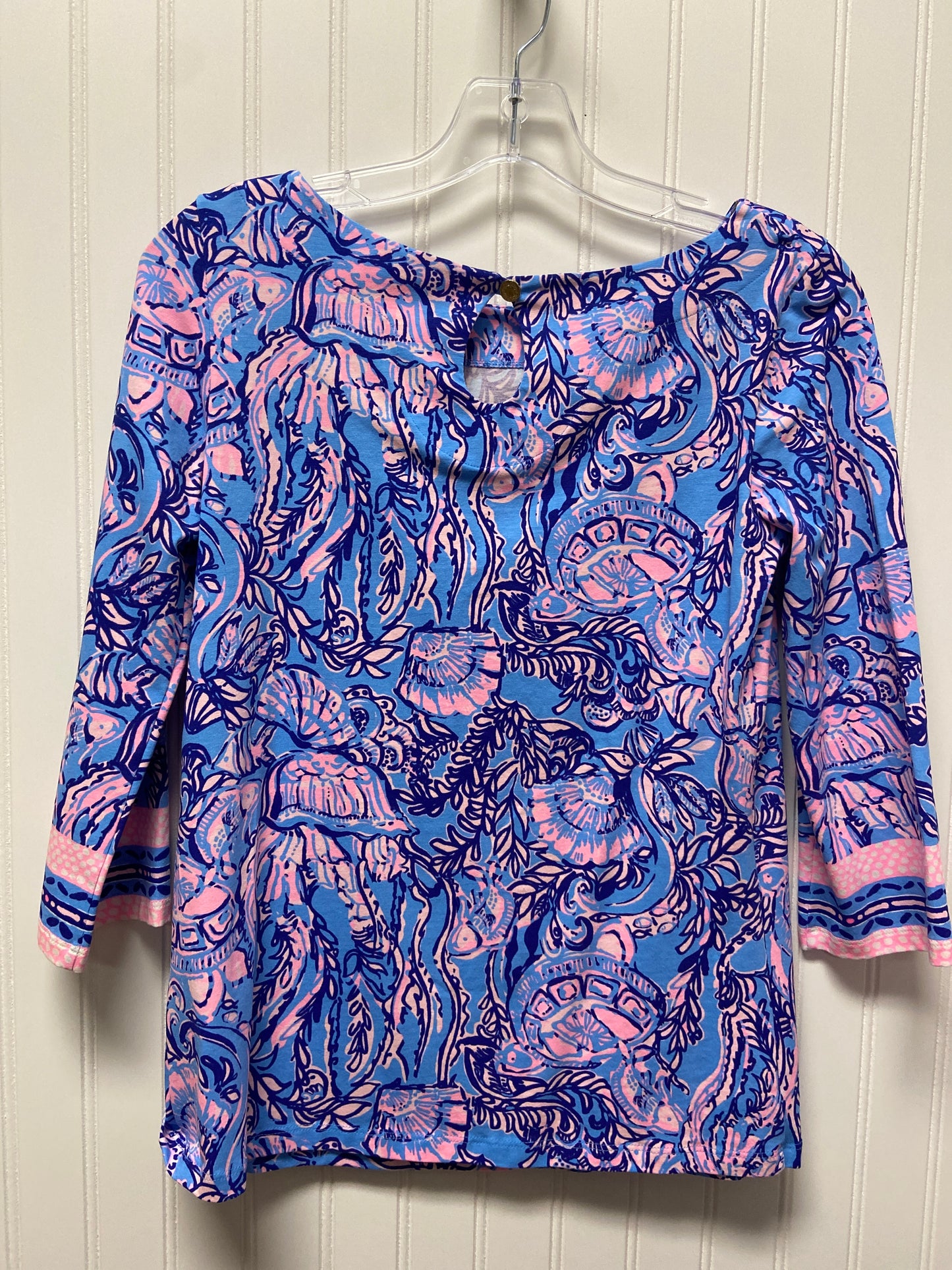 Top 3/4 Sleeve Designer By Lilly Pulitzer  Size: Xs