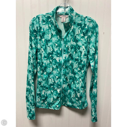 Athletic Jacket By Tommy Bahama In Teal, Size: M