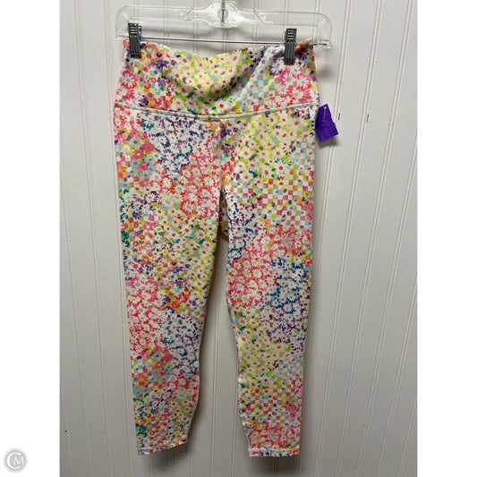 Athletic Leggings By Fabletics In Floral Print, Size: M