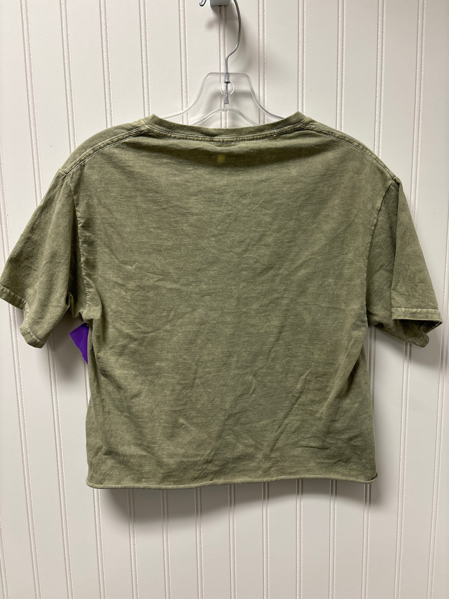 Green Top Short Sleeve Fifth Sun, Size S