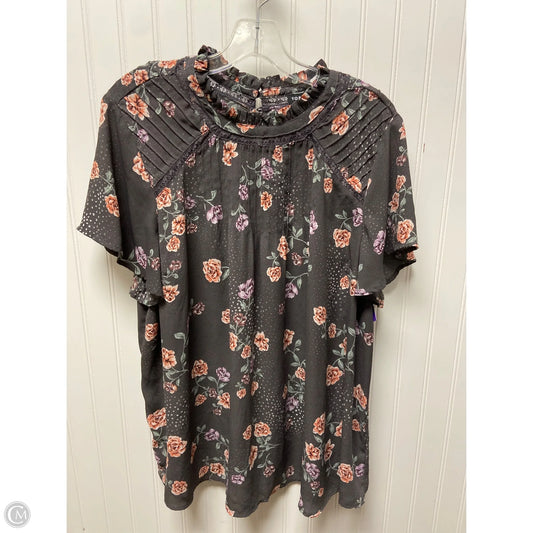 Top Sleeveless By Torrid In Floral Print, Size: 1x