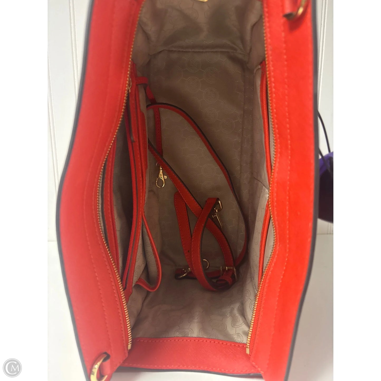 Crossbody Designer By Michael Kors, Size: Large