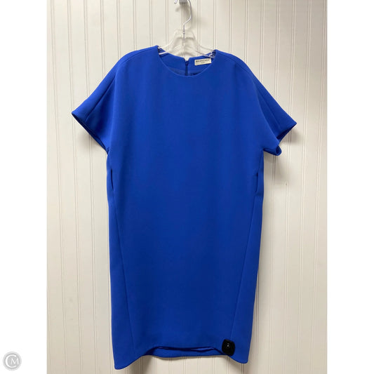 Dress Luxury Designer By Balenciaga In Blue, Size: M