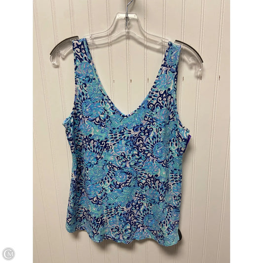 Top Sleeveless Designer By Lilly Pulitzer In Blue, Size: S
