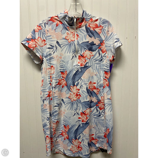 Athletic Dress By Tommy Bahama In Floral Print, Size: M