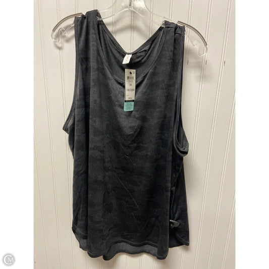 Athletic Tank Top By Ideology In Grey, Size: 3x