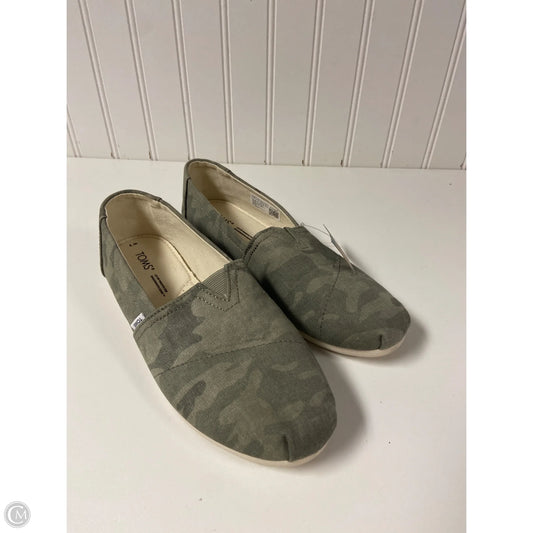 Shoes Flats By Toms In Camouflage Print, Size: 7