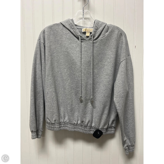 Sweatshirt Hoodie By Michael By Michael Kors In Grey, Size: S