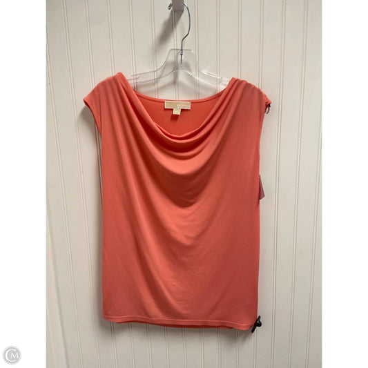 Top Sleeveless By Michael By Michael Kors In Peach, Size: S
