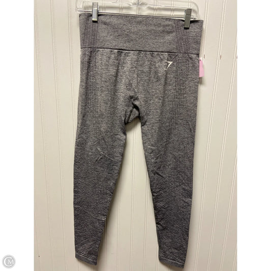 Athletic Leggings By Gym Shark In Grey, Size: M