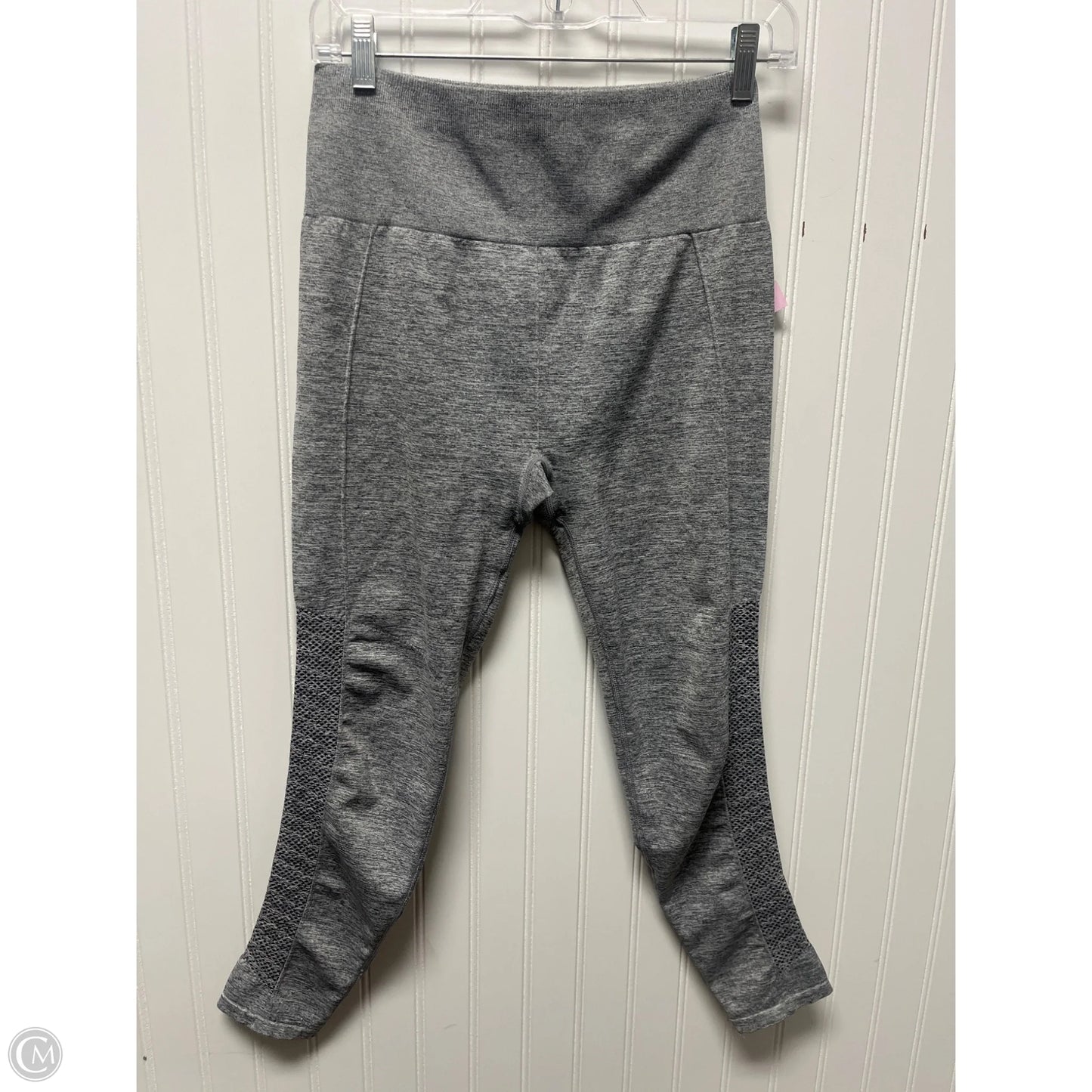 Athletic Leggings By Fabletics In Grey, Size: M