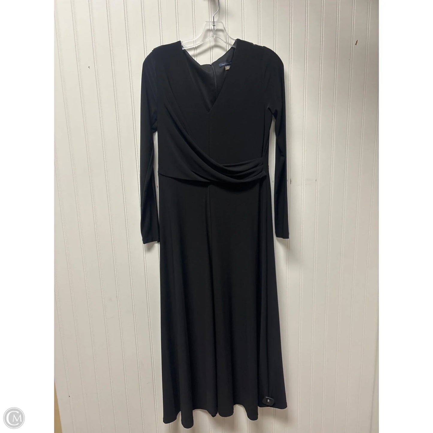 Dress Party Long By Tommy Hilfiger In Black, Size: M