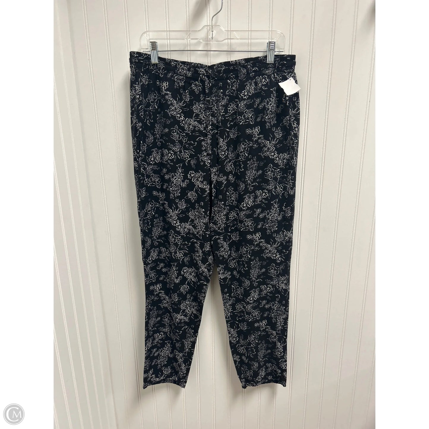 Pants Lounge By J. Jill In Black & White, Size: M