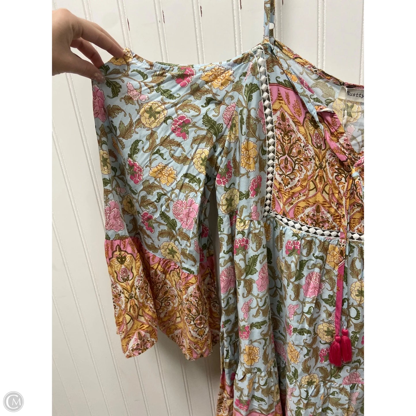 Dress Casual Short By Clothes Mentor In Floral Print, Size: Xl