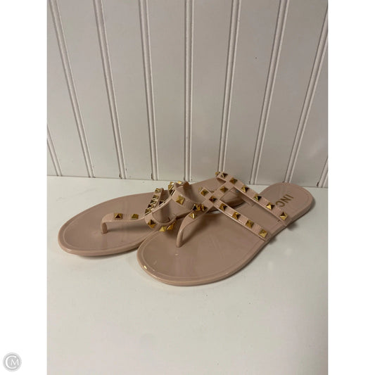Sandals Flats By Inc In Cream, Size: 8