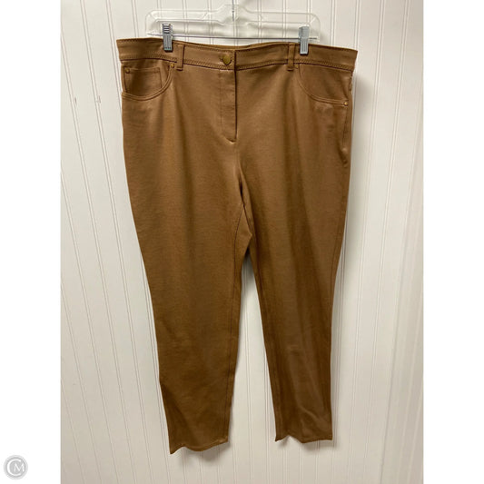 Pants Leggings By Chicos In Tan, Size: Xl